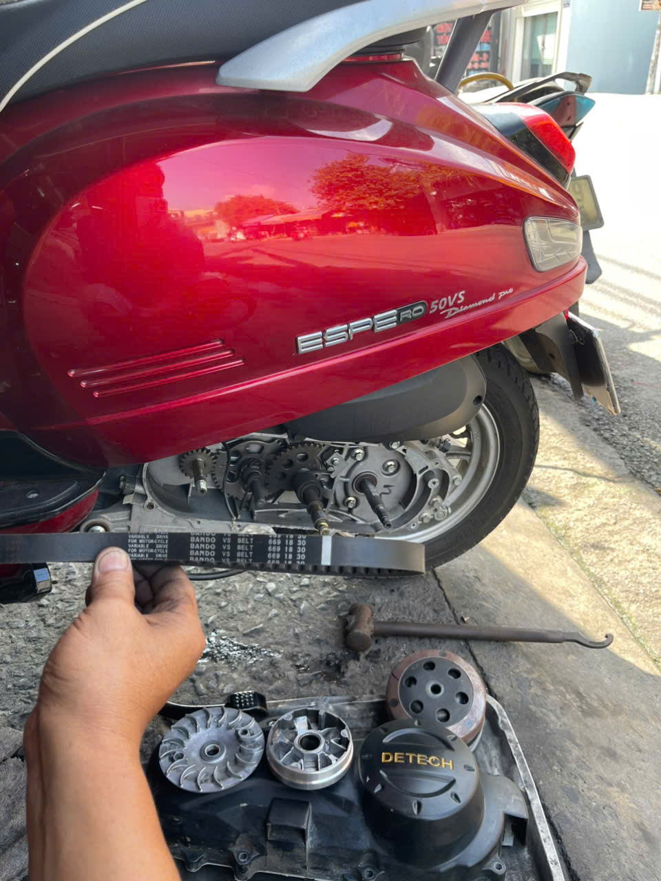 Làm nồi SYM Elite 50cc