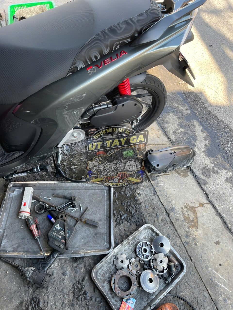 Sửa nồi xe tay ga 50cc tại TP.HCM