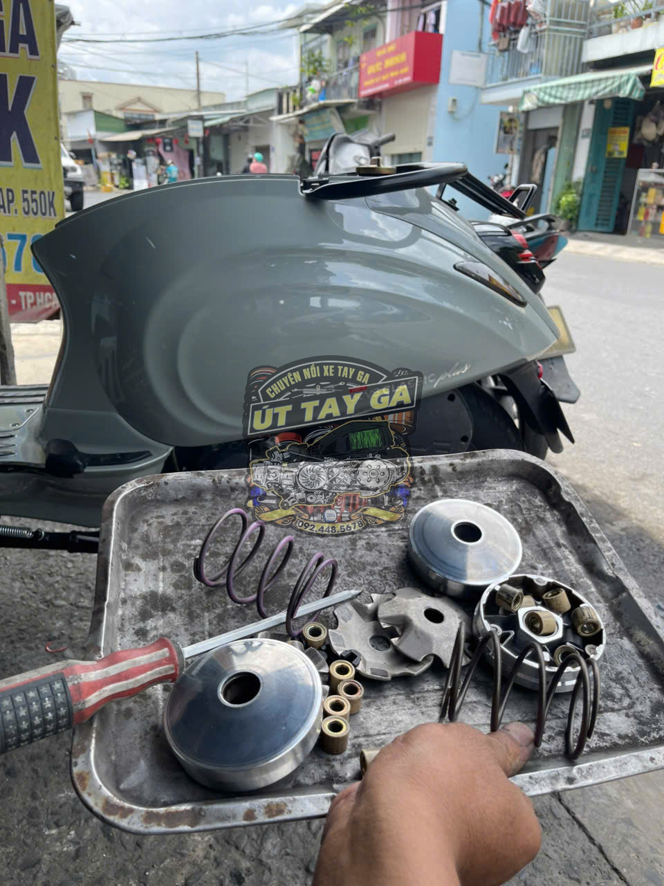 Xe ga 50cc lên ga chậm, máy ì do đâu