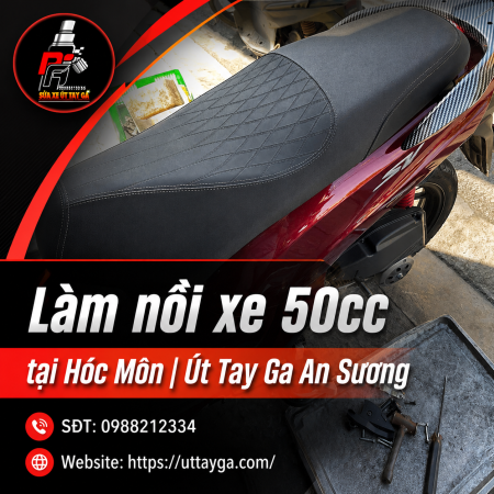 Làm nồi xe 50cc tại Hóc Môn